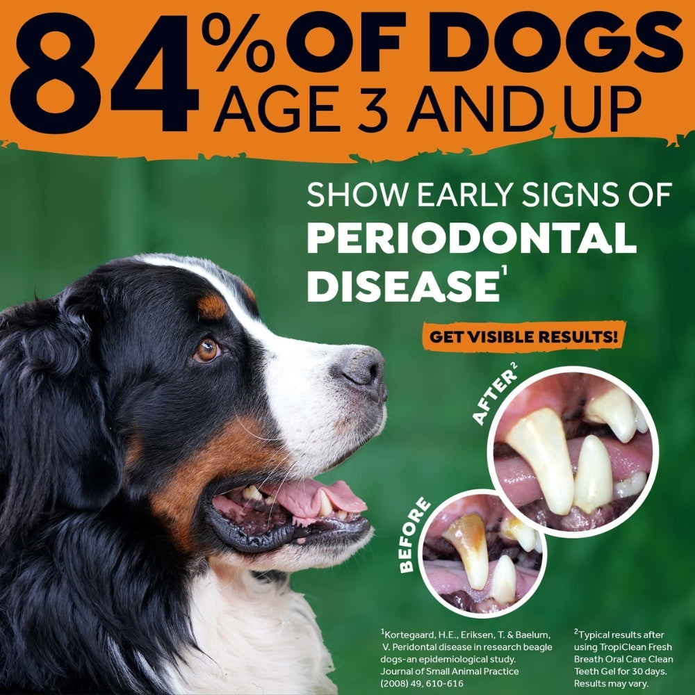 Fresh Breath Oral Care Kit hond verzorgingsproduct met TripleFlex tandenborstel {{package_size_display}}