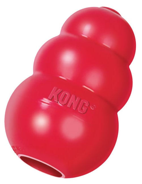 Kong Classic rubber kauwspeelgoed rood L
