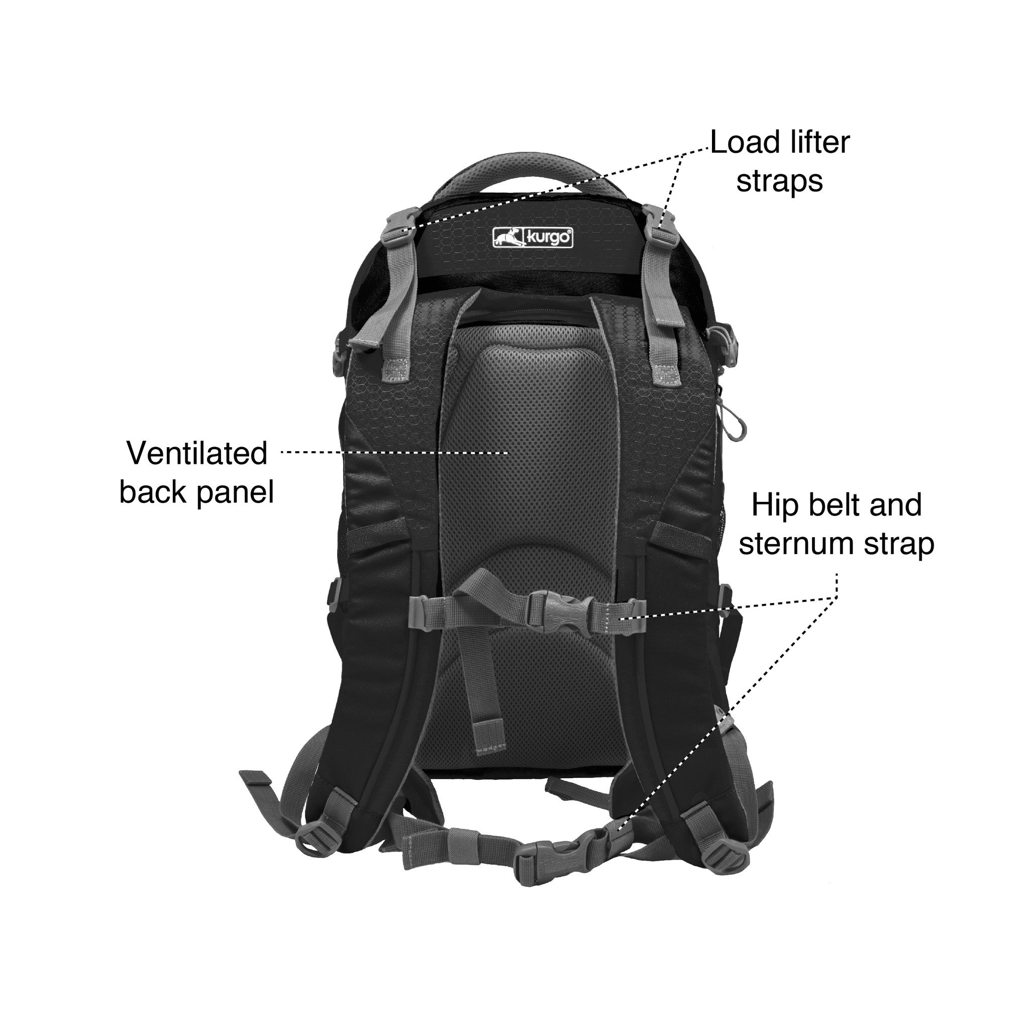 G-Train Hundeträger-Rucksack – Rot