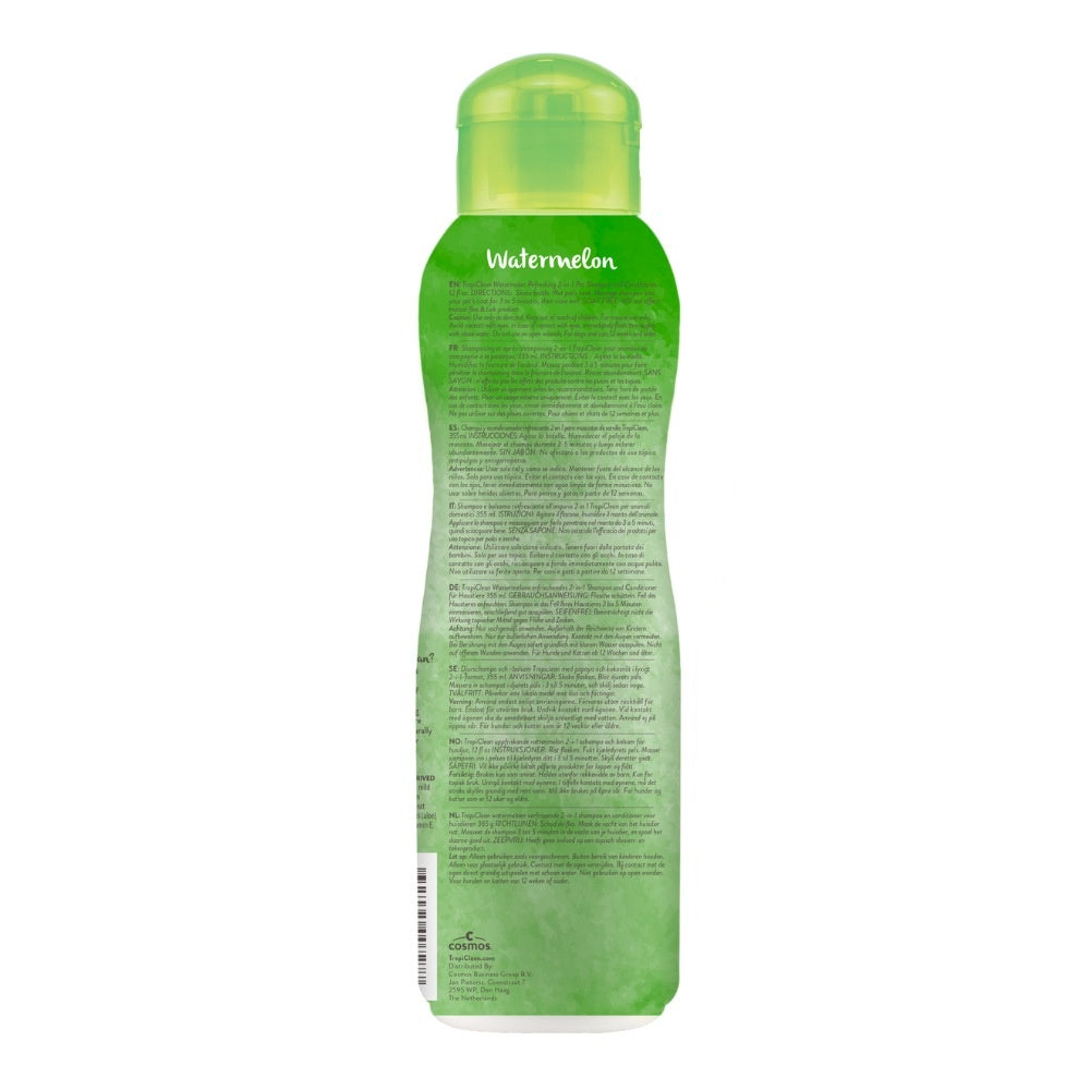 TropiClean 2-in-1 Watermeloen shampoo & conditioner 355 ml