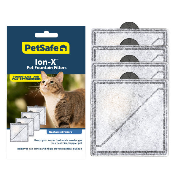 Ion‑X Pet Fountain Filter 4er‑Pack