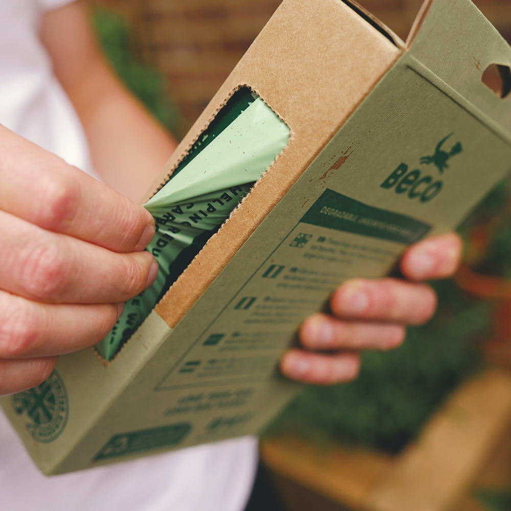 Poop Bags Recycled – geruchlos – mit Griffen (120)