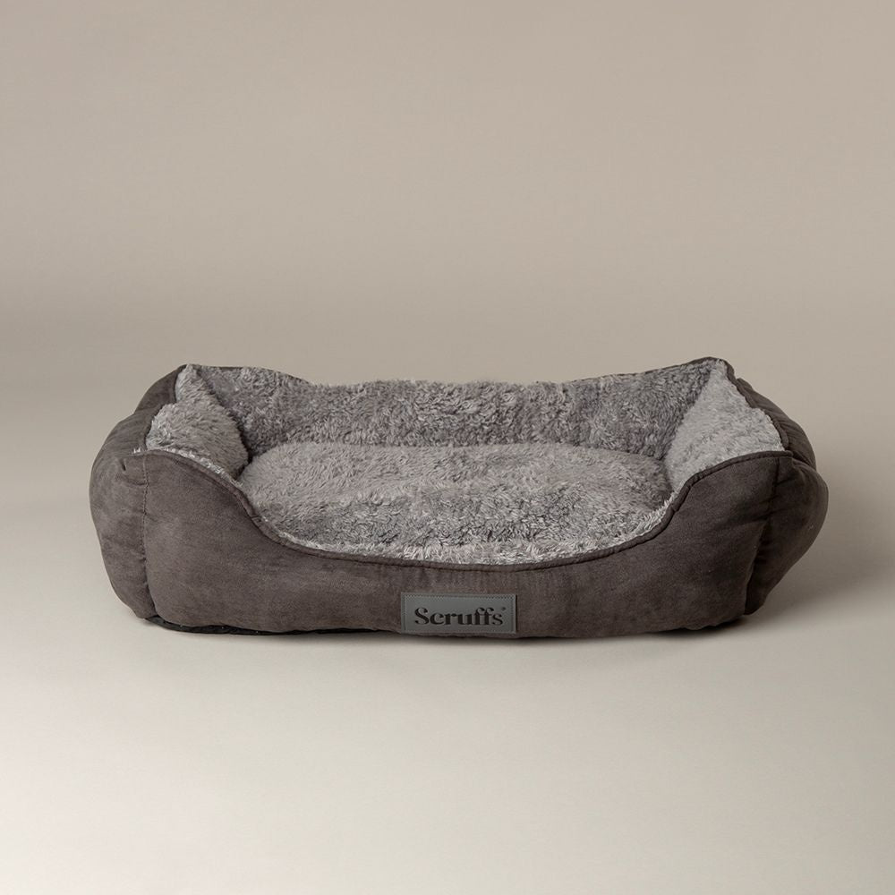 Scruffs Cosy Box hondenbed faux suède/pluche L 75x60 cm