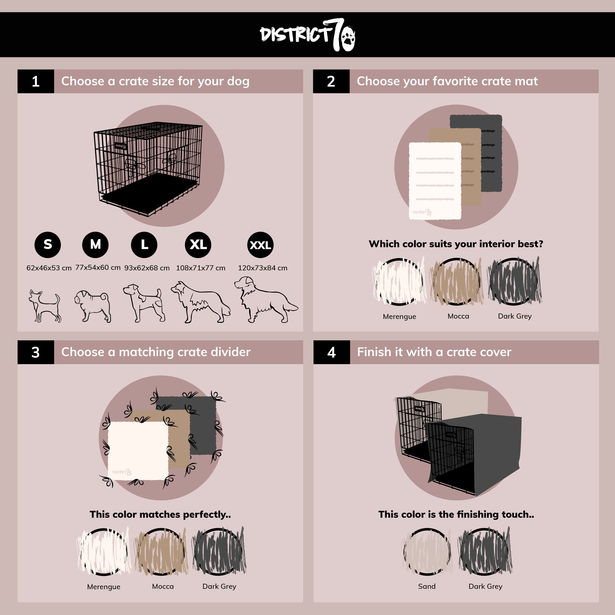 District 70 CRATE Cover – Sand / Small
