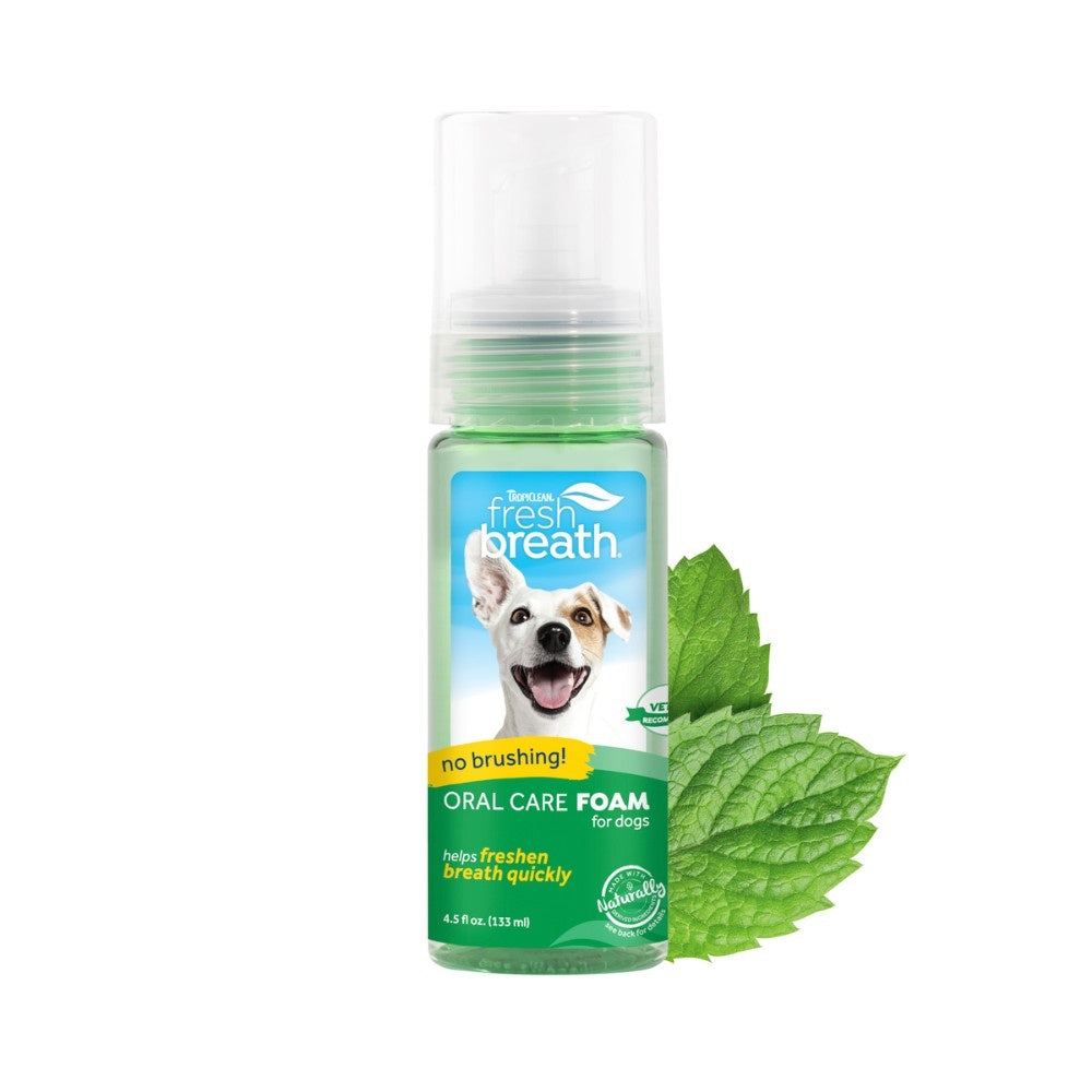 TropiClean Fresh Breath Oral Care Foam hond verzorgingsproduct {{package_size_display}}