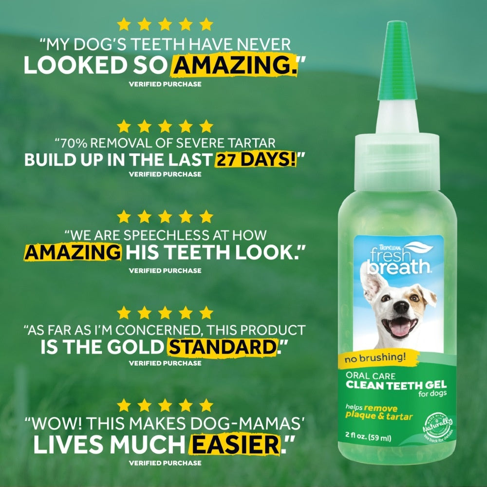 TropiClean Clean Teeth Gel hond verzorgingsproduct 59 ml