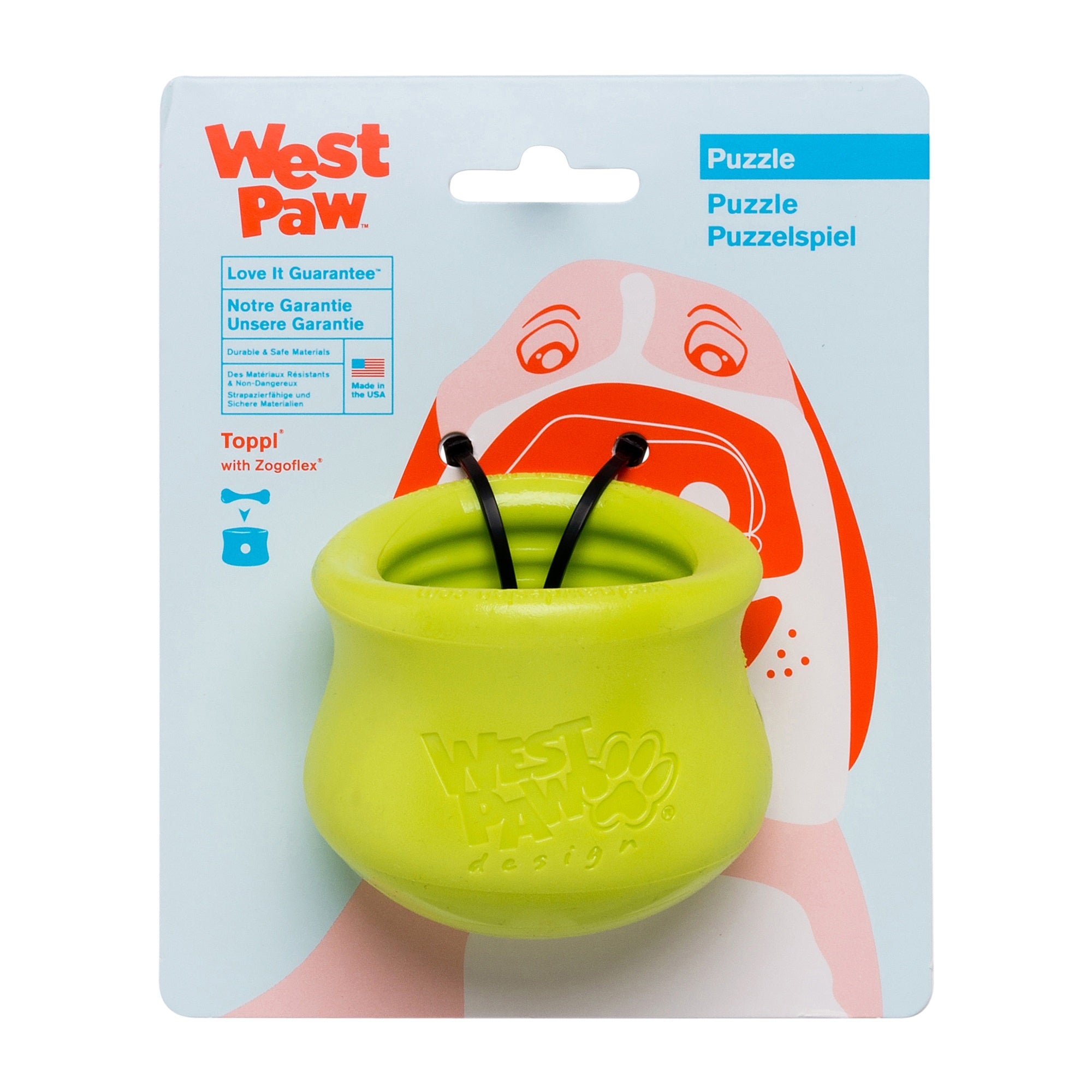 West Paw Zogoflex Toppl puzzelspeeltje voor honden