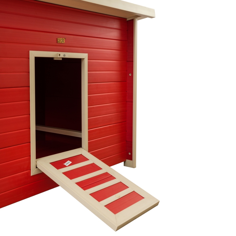 New Age Pet Kippenhok Fontana 2-3 Kippen - Red/Maple