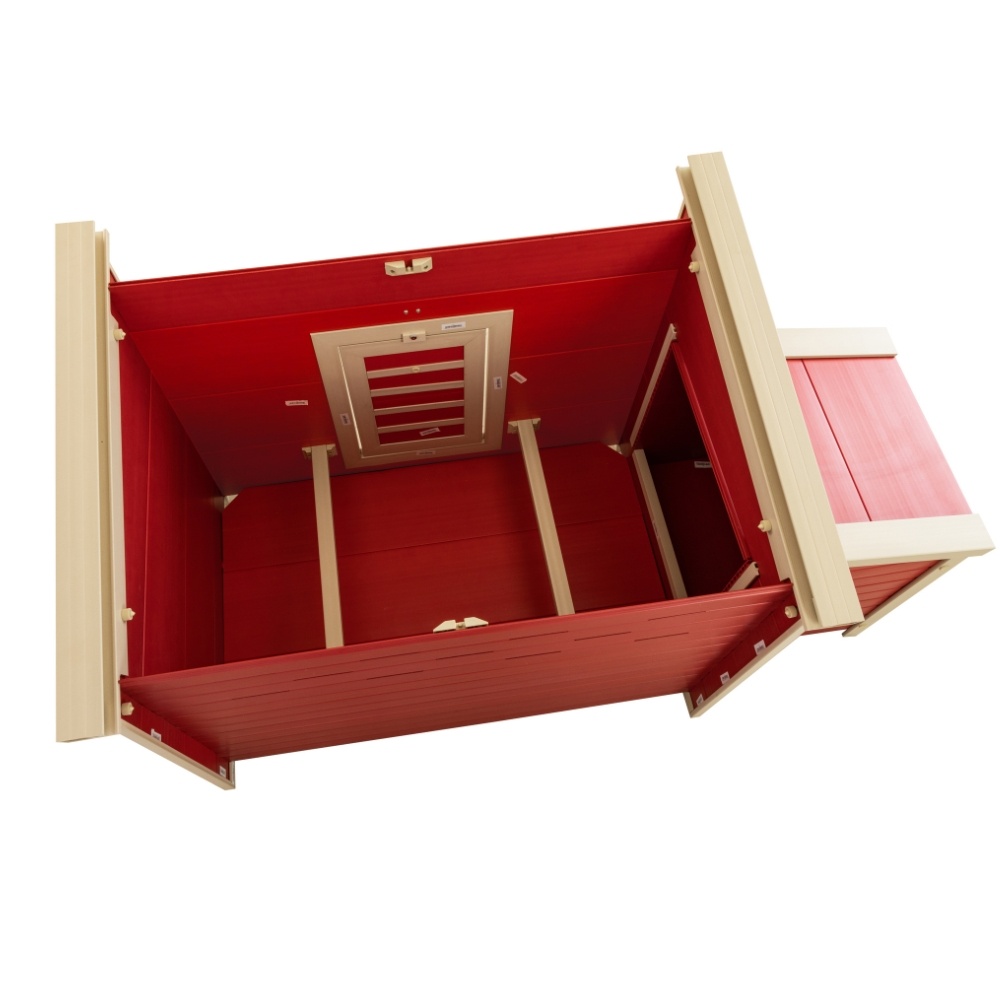 New Age Pet Kippenhok Fontana 2-3 Kippen - Red/Maple