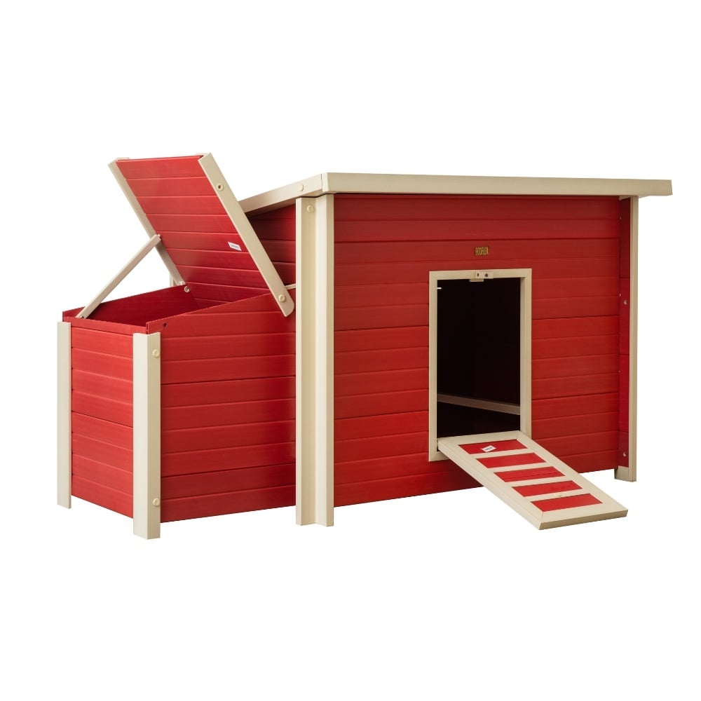 New Age Pet Kippenhok Fontana 2-3 Kippen - Red/Maple
