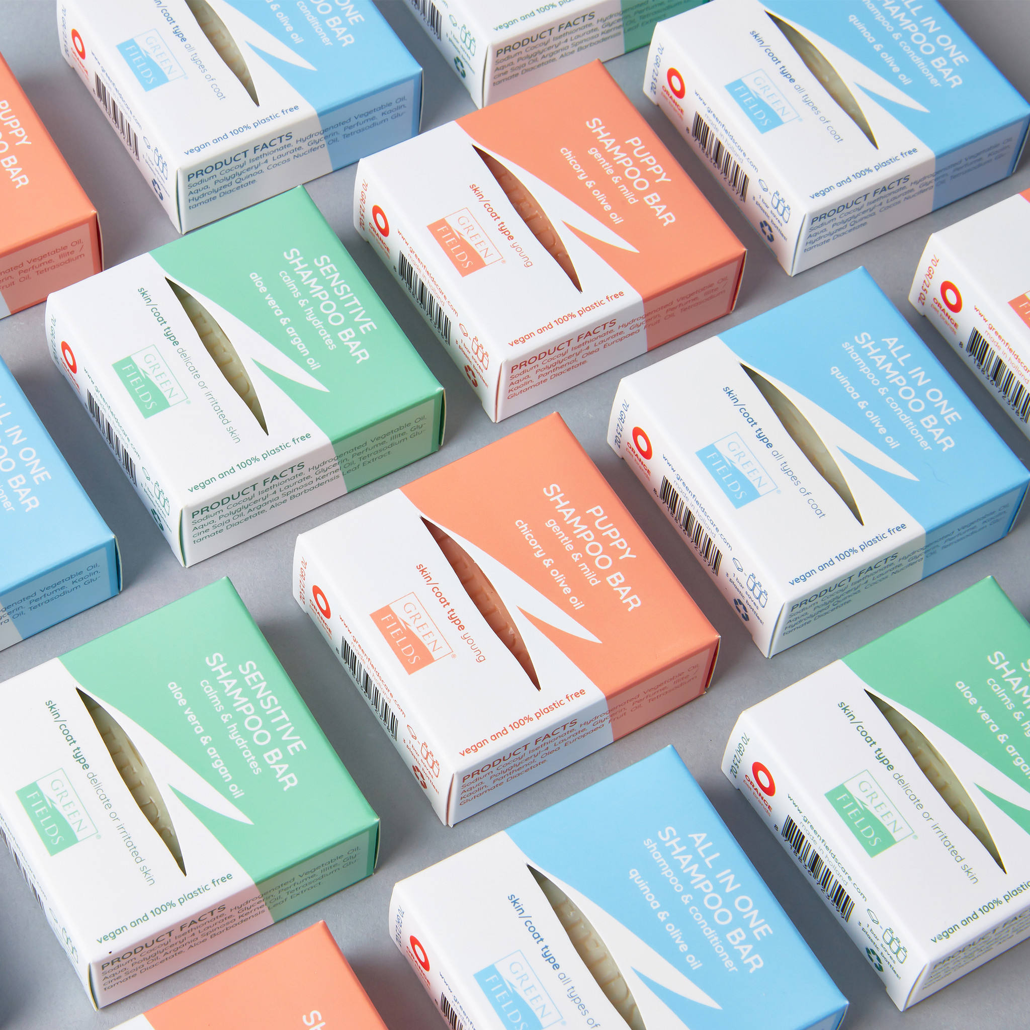 Greenfields Shampoo Bar All-in-ONE Hunde 100 g - natürliche Inhaltsstoffe