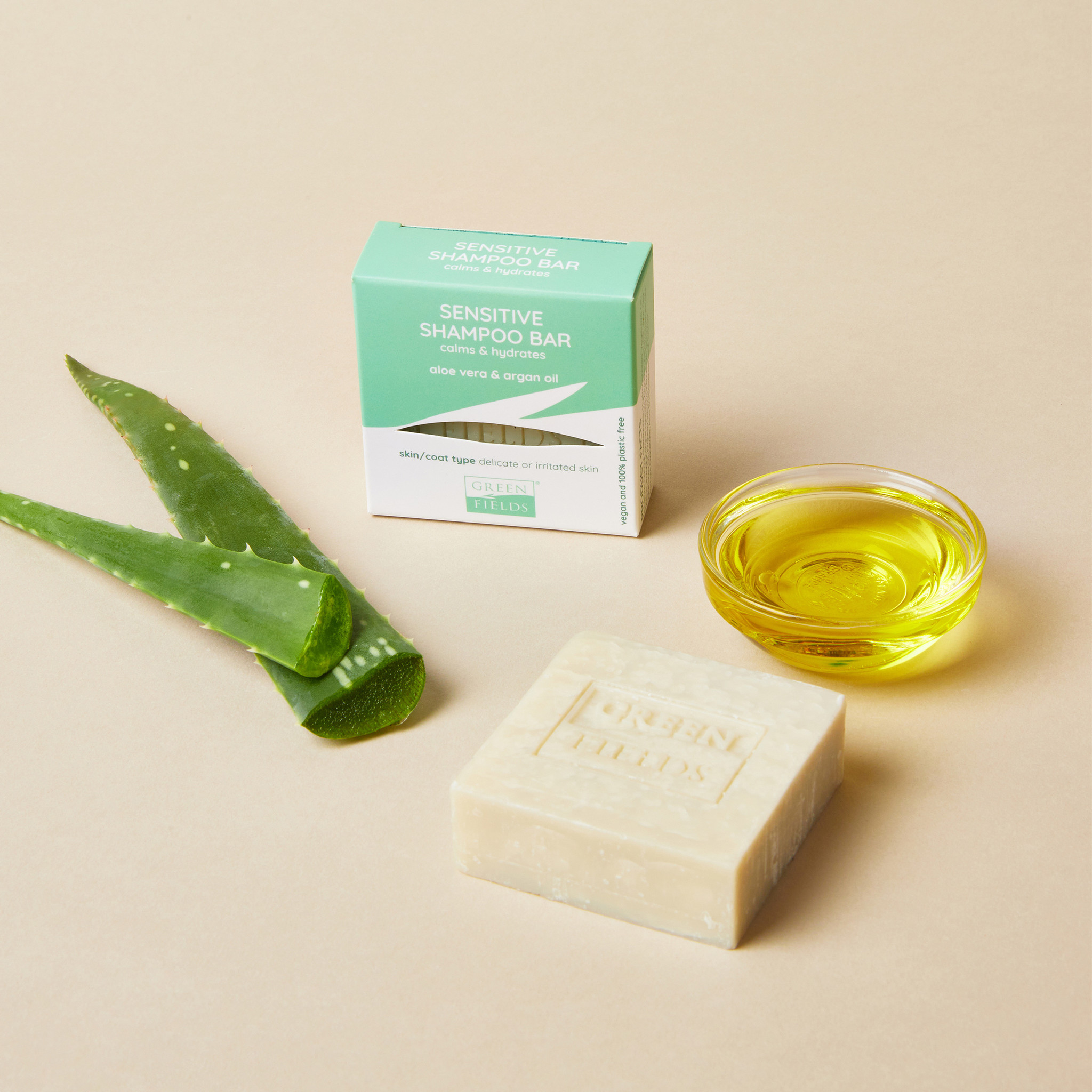 Greenfields Sensitive Shampoo Bar Honden – Plasticvrij & Natuurlijke Ingrediënten