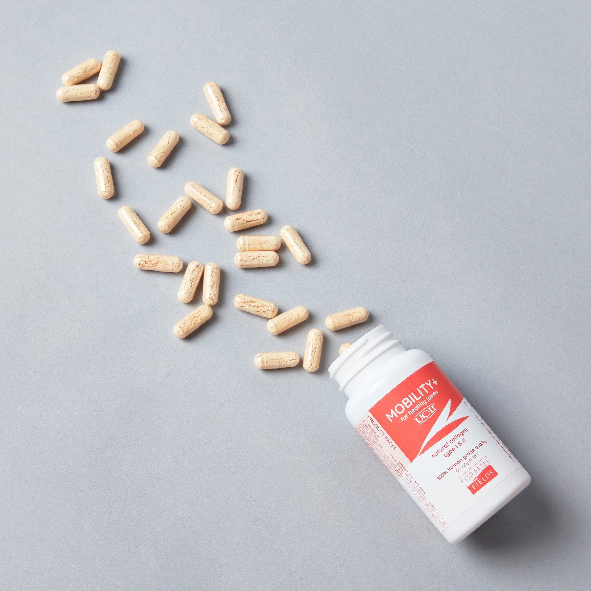 Greenfields voedingssupplement Mobility+ 60 capsules - soepele gewrichten