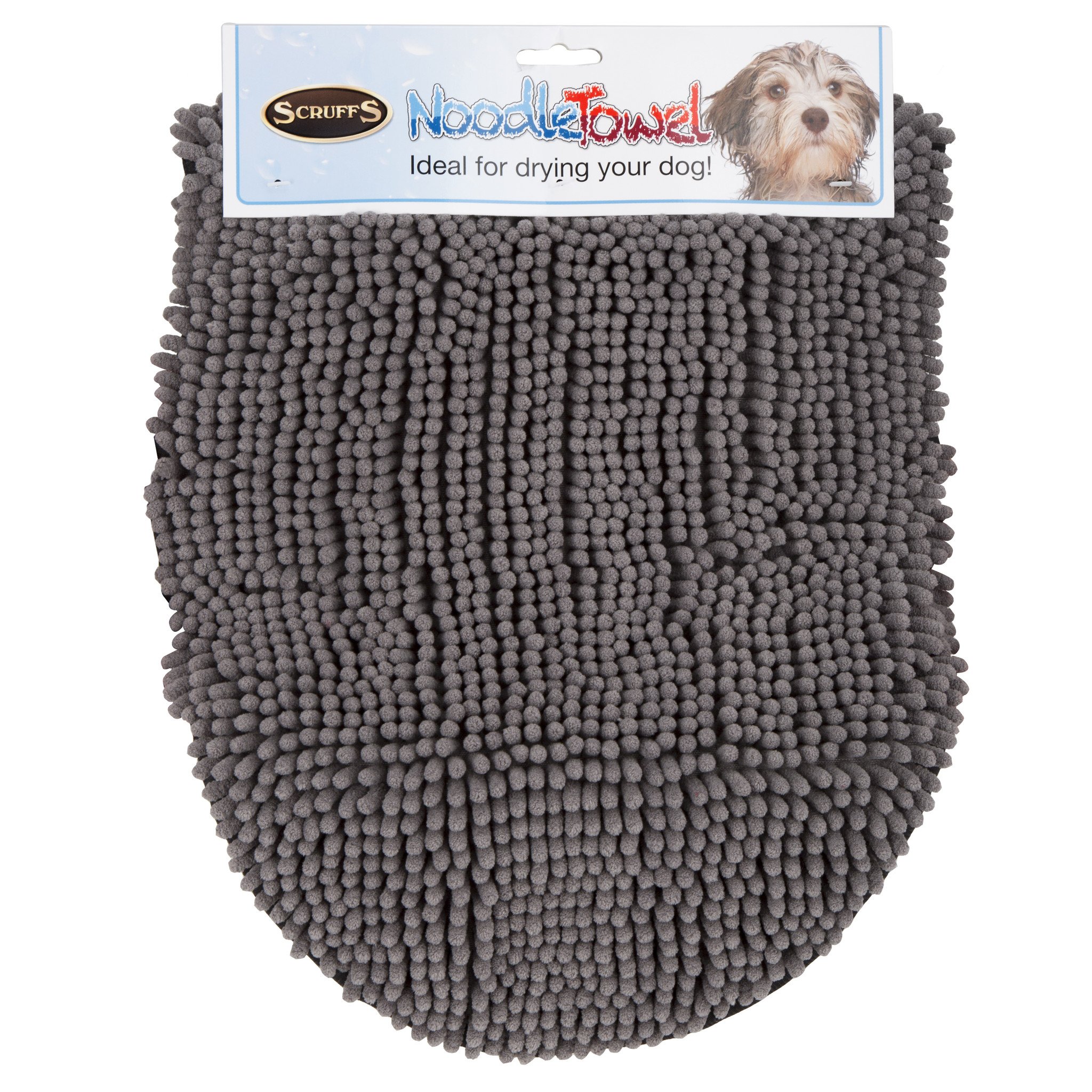 Scruffs hondenhanddoek Scruffs Noodle 50×100 cm – Grijs