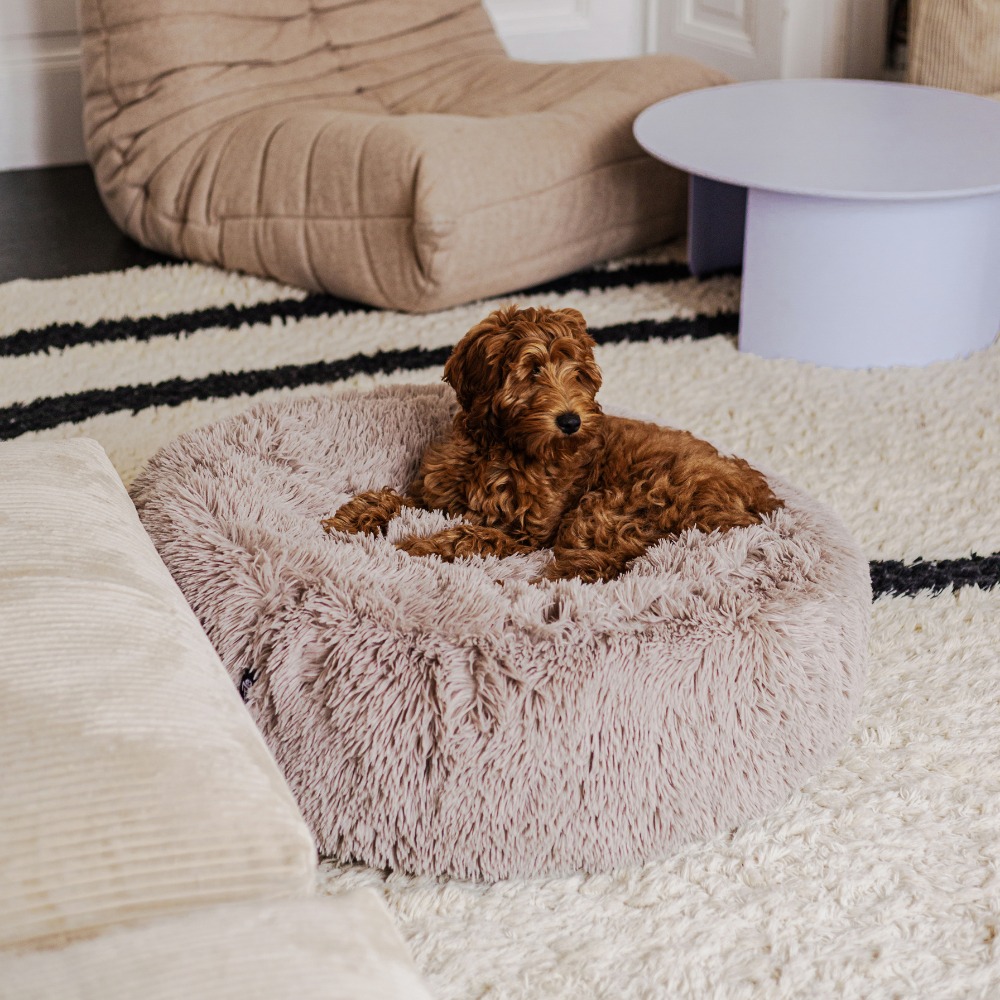 District 70 hondenmand Fluffy FUZZ 2.0 Ø80 cm – Zand