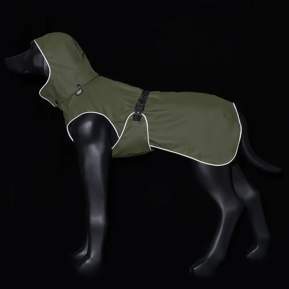 Rukka hondenjas Streamy ECO Raincoat 45 cm – waterproof, groen