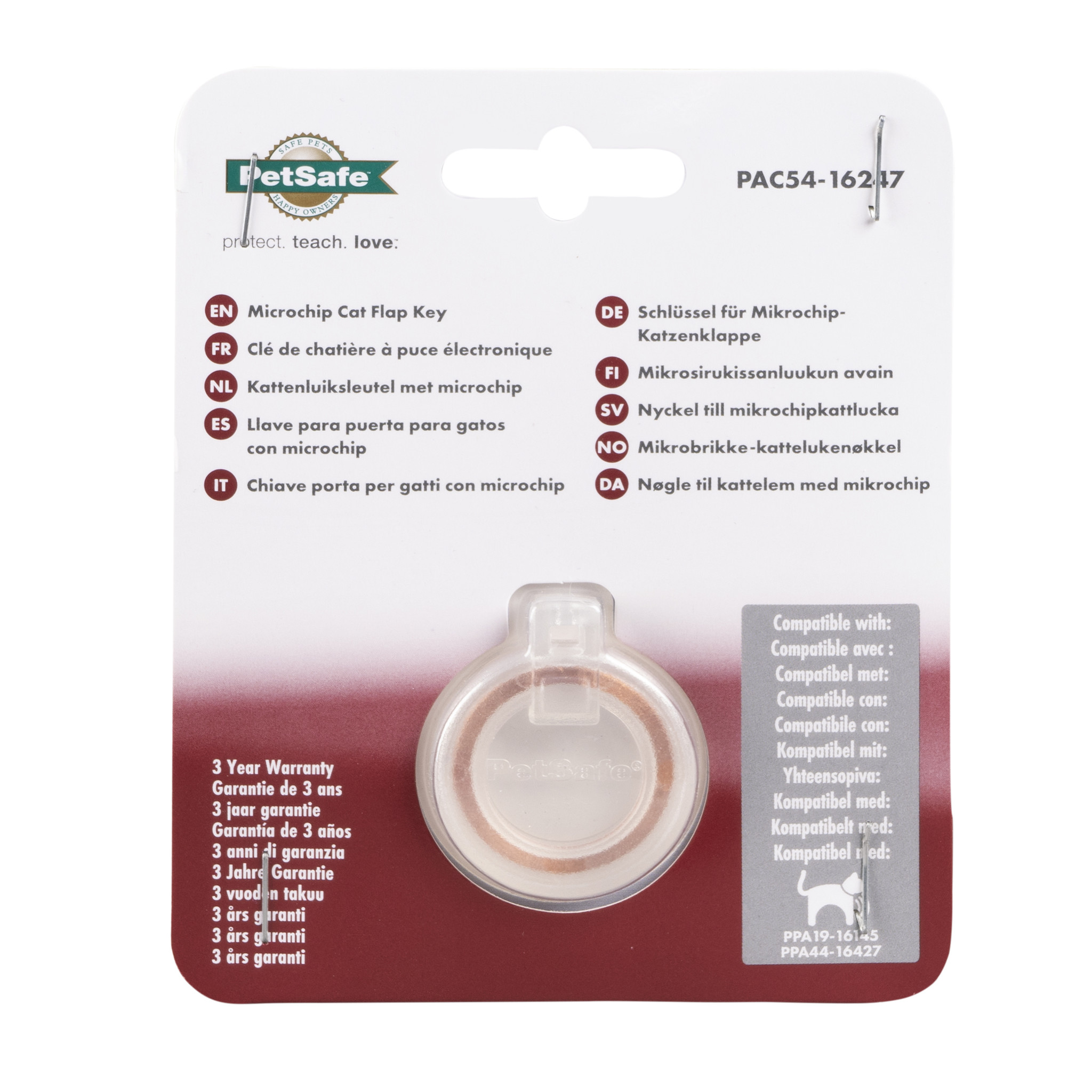 PetSafe Microchip Kattenluik Sleutel – Voor halsband katten