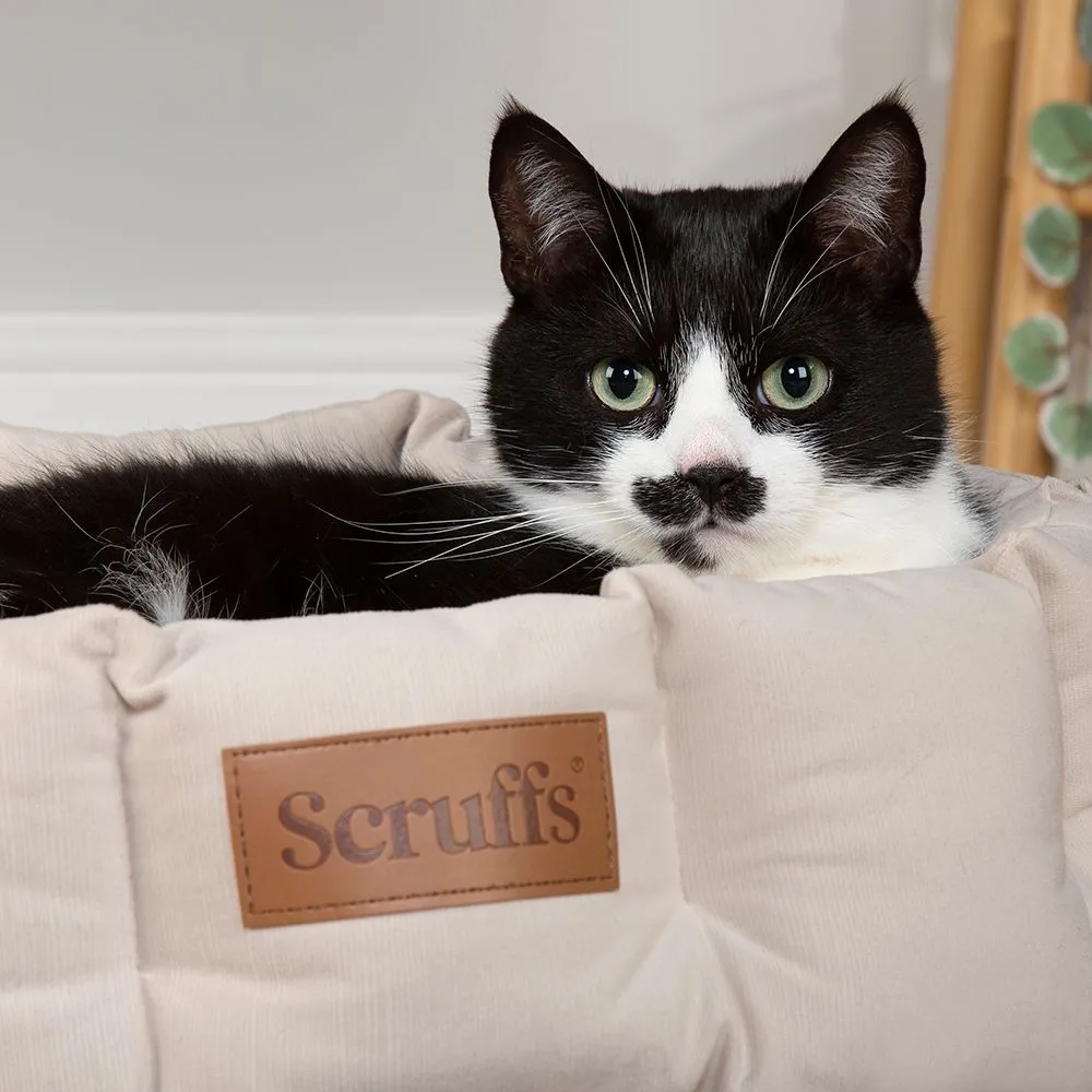 Scruffs kattenmand Helsinki Ø 45 cm – Oatmeal Beige