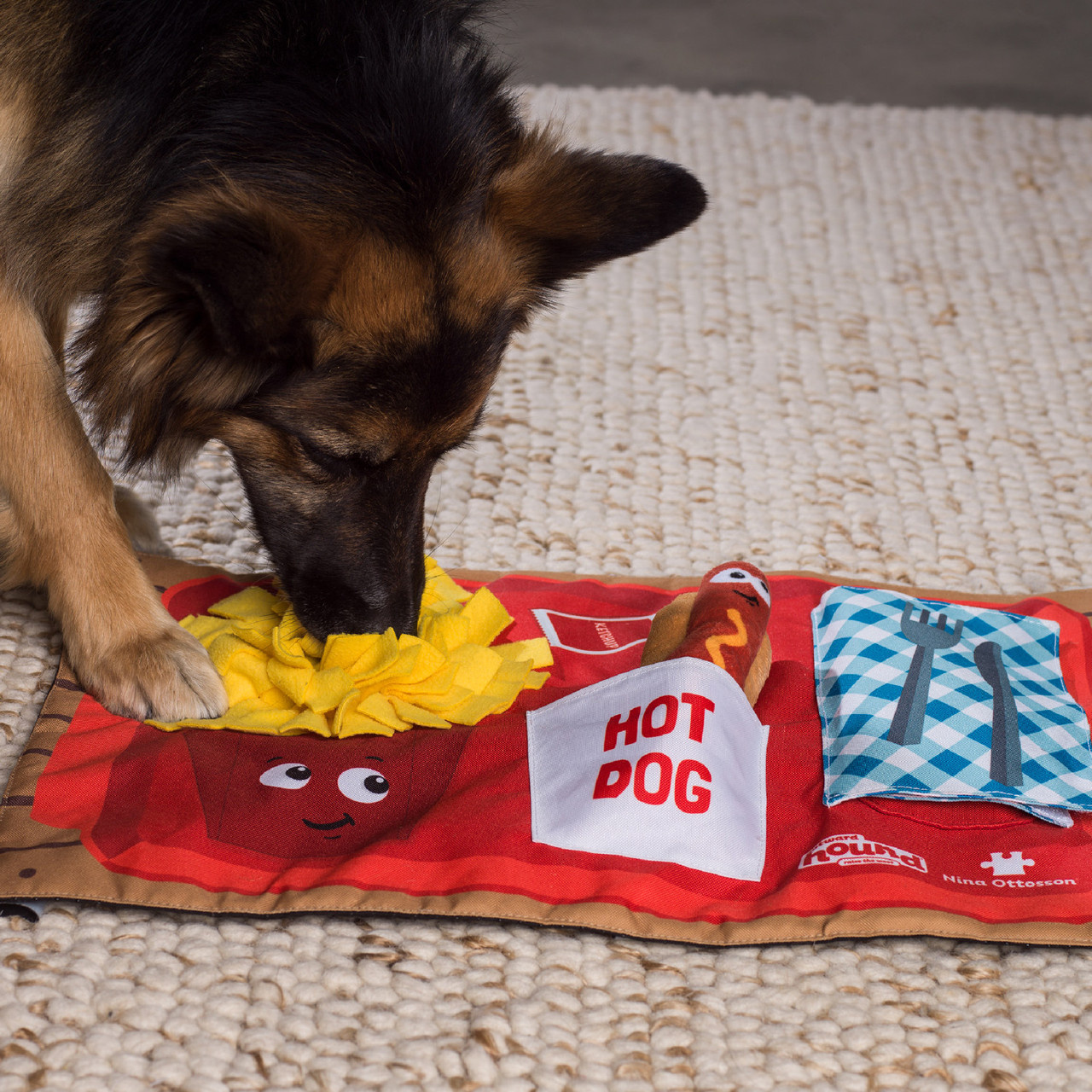 Outward Hound Honden Activity Matz Nina Ottosson 60×40 cm – Fast Food Fun