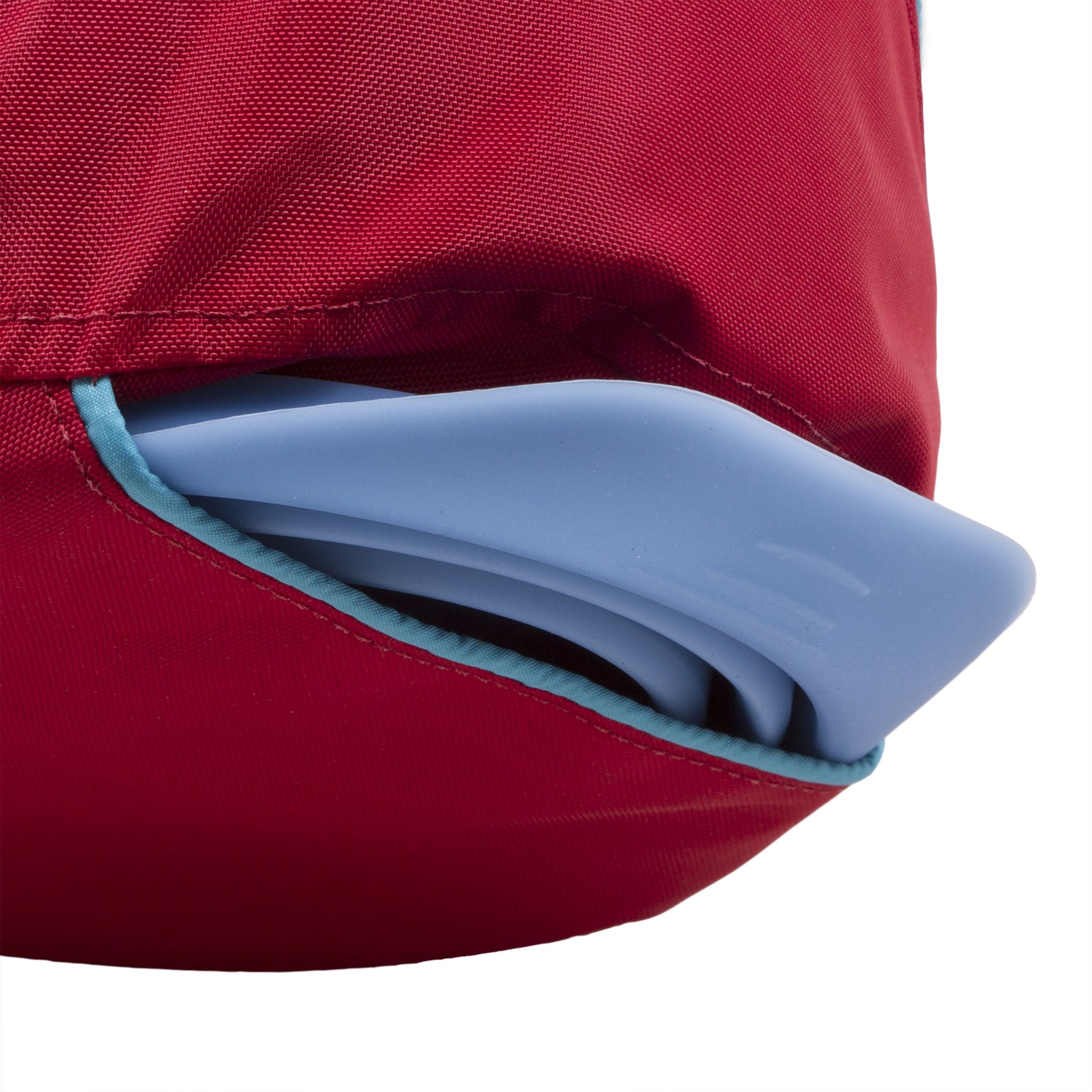 Kurgo Kibble Carrier voerbak Chili Rood – lichtgewicht en compact