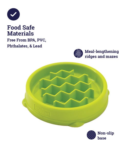 Petstages Kitty Slow Feeder anti-schrok voerbak voor katten – Default