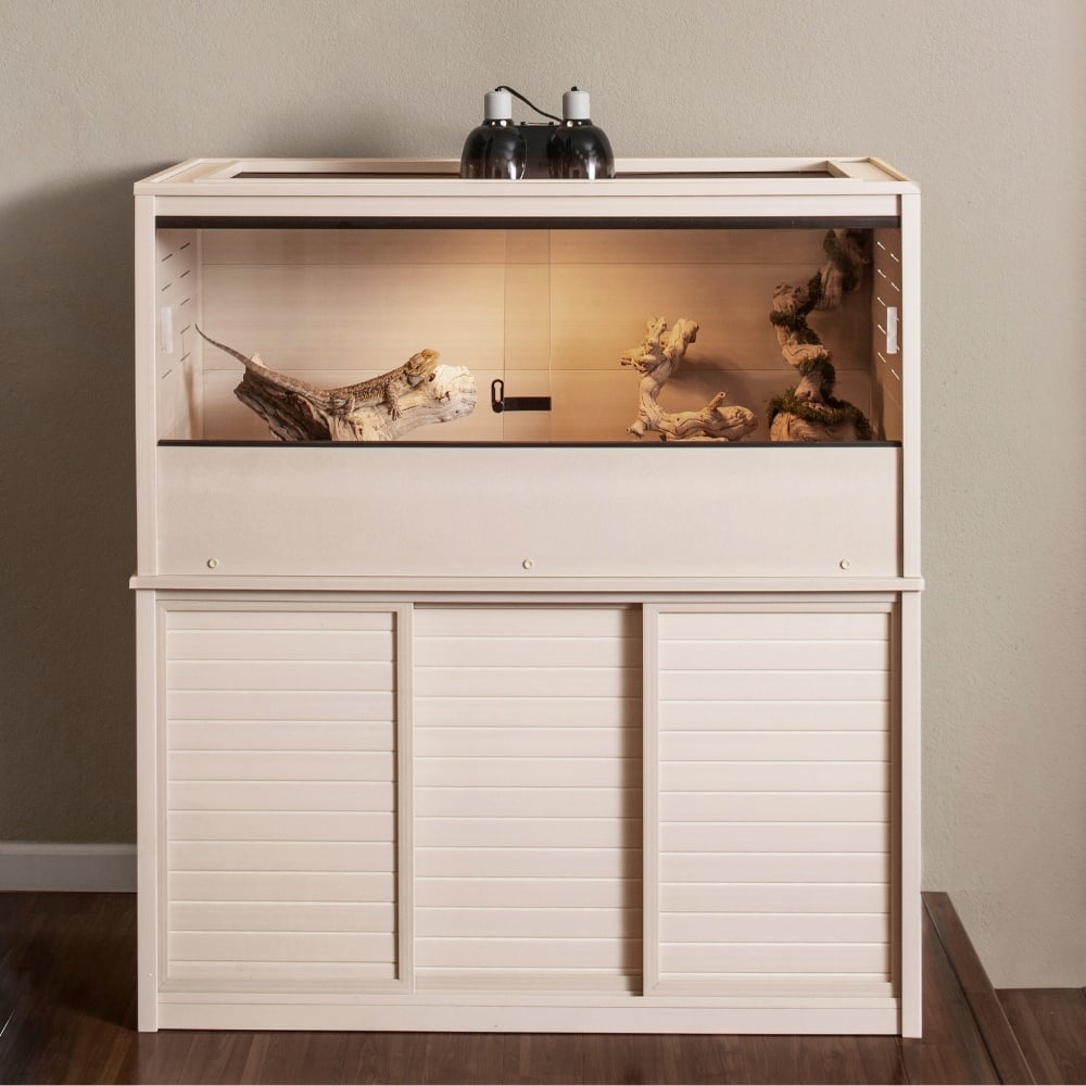 New Age Pet Reptielenverblijf Mojave Large 110×45 cm – Grijs