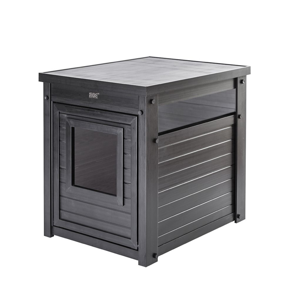 New Age Pet Kattentoilet Litter Loo – Espresso Bijzettafel