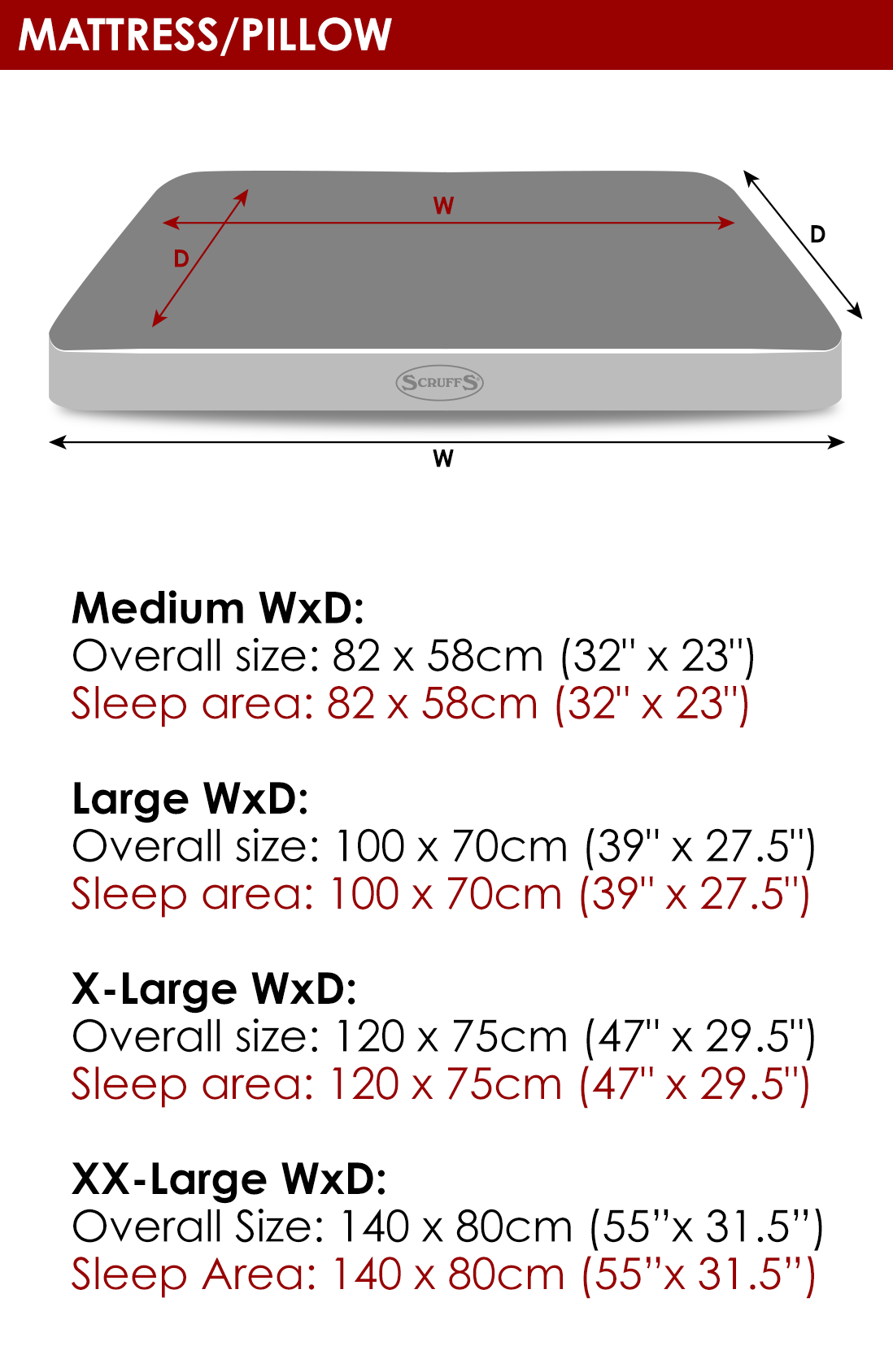 Chester Mattress - Grau / Mittel - 82 x 58 cm