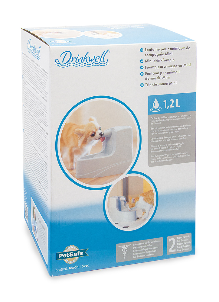 Drinkwell Mini Pet Fountain 1.2 L – Drinkfontein voor Huisdieren