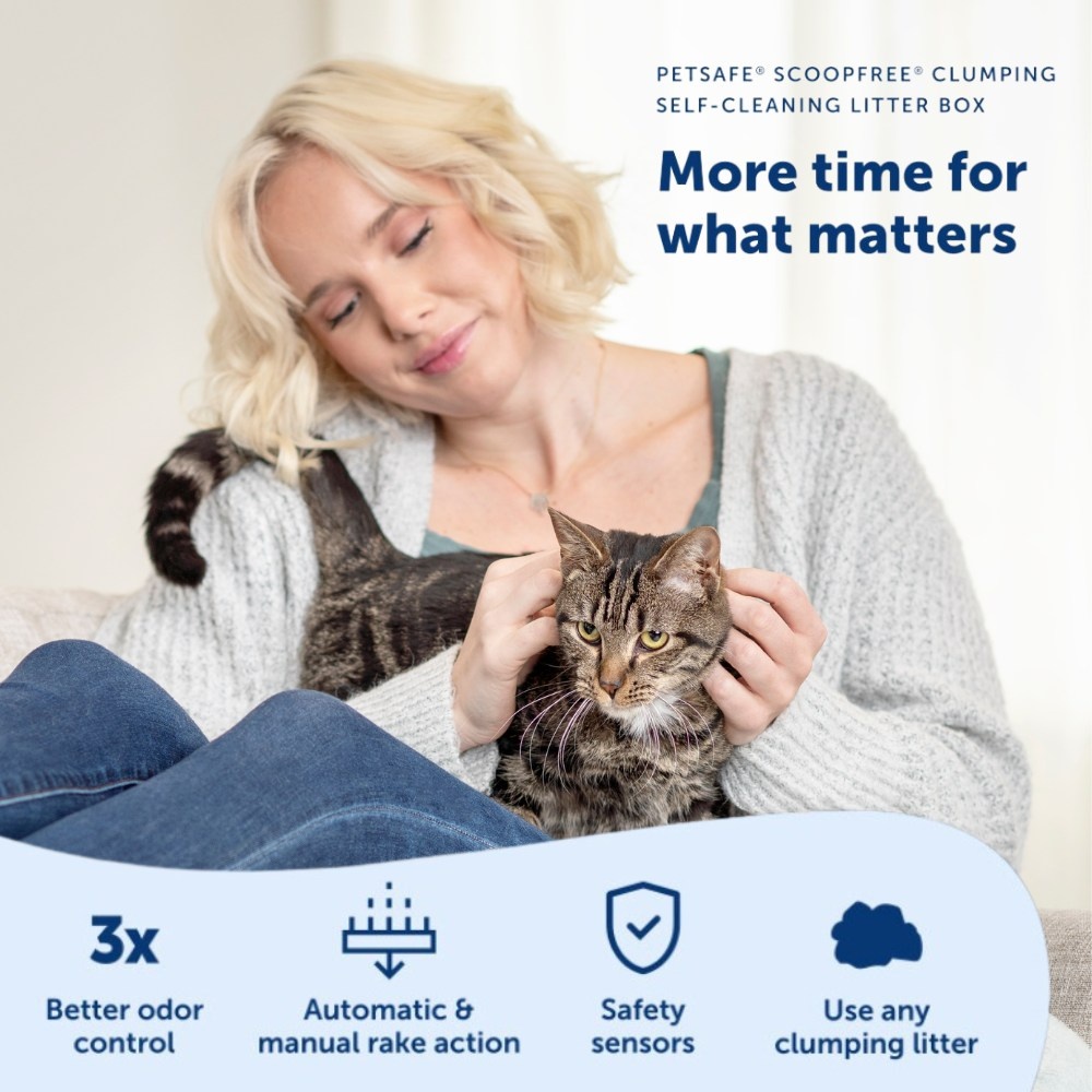 PetSafe ScoopFree™ Clumping Kattenbak - Zelfreinigend 54×40 cm