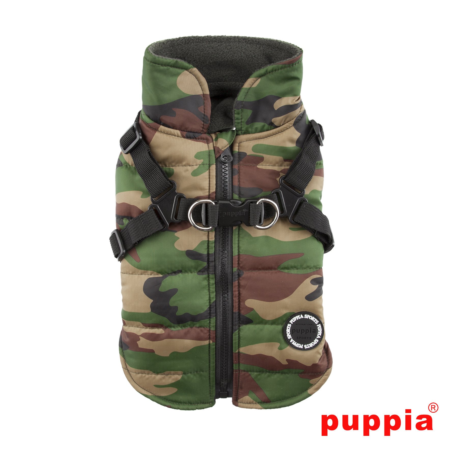 Puppia hondenjas Mountaineer II Vest S - Camo 30×22 cm – Fleece