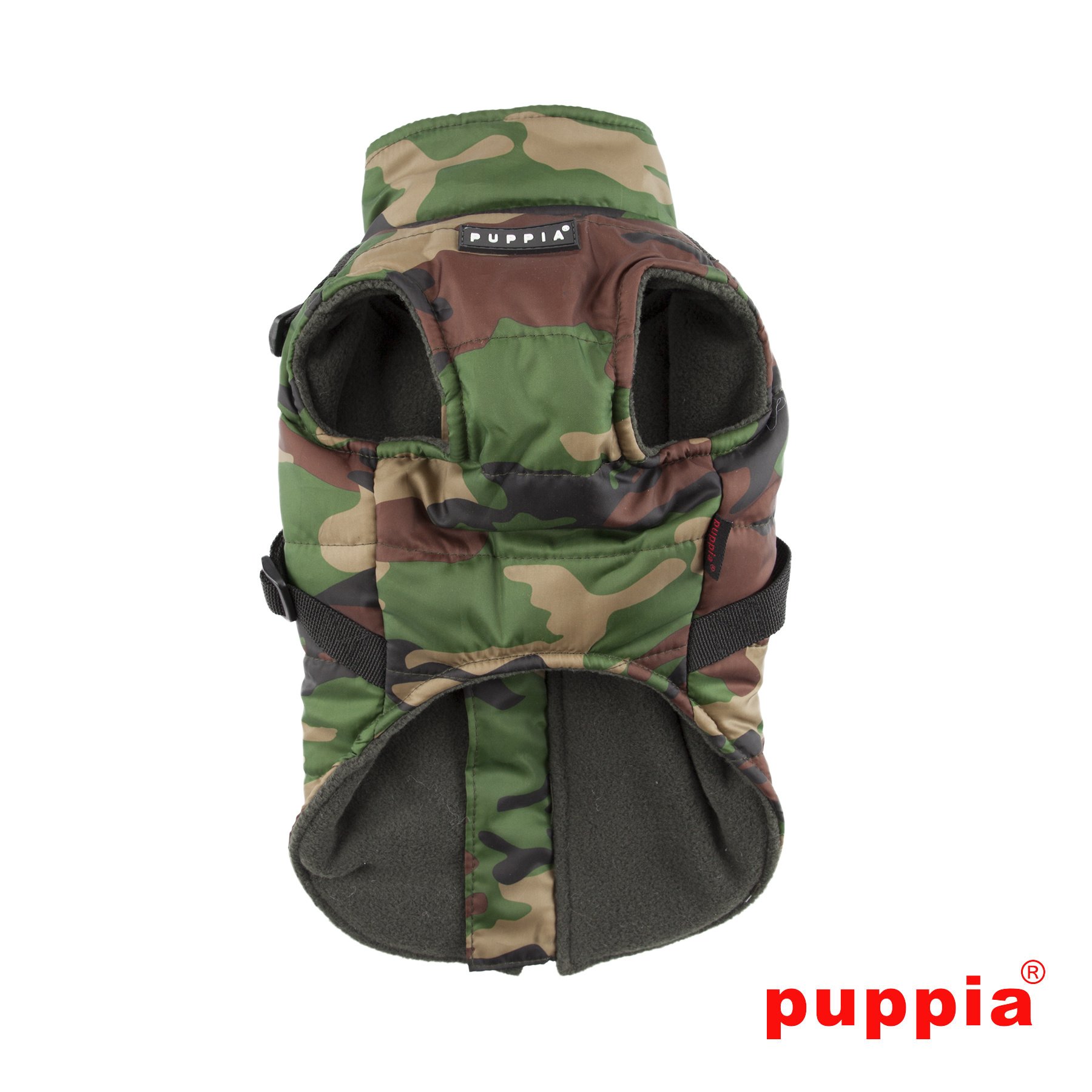Puppia hondenjas Mountaineer II Vest S - Camo 30×22 cm – Fleece