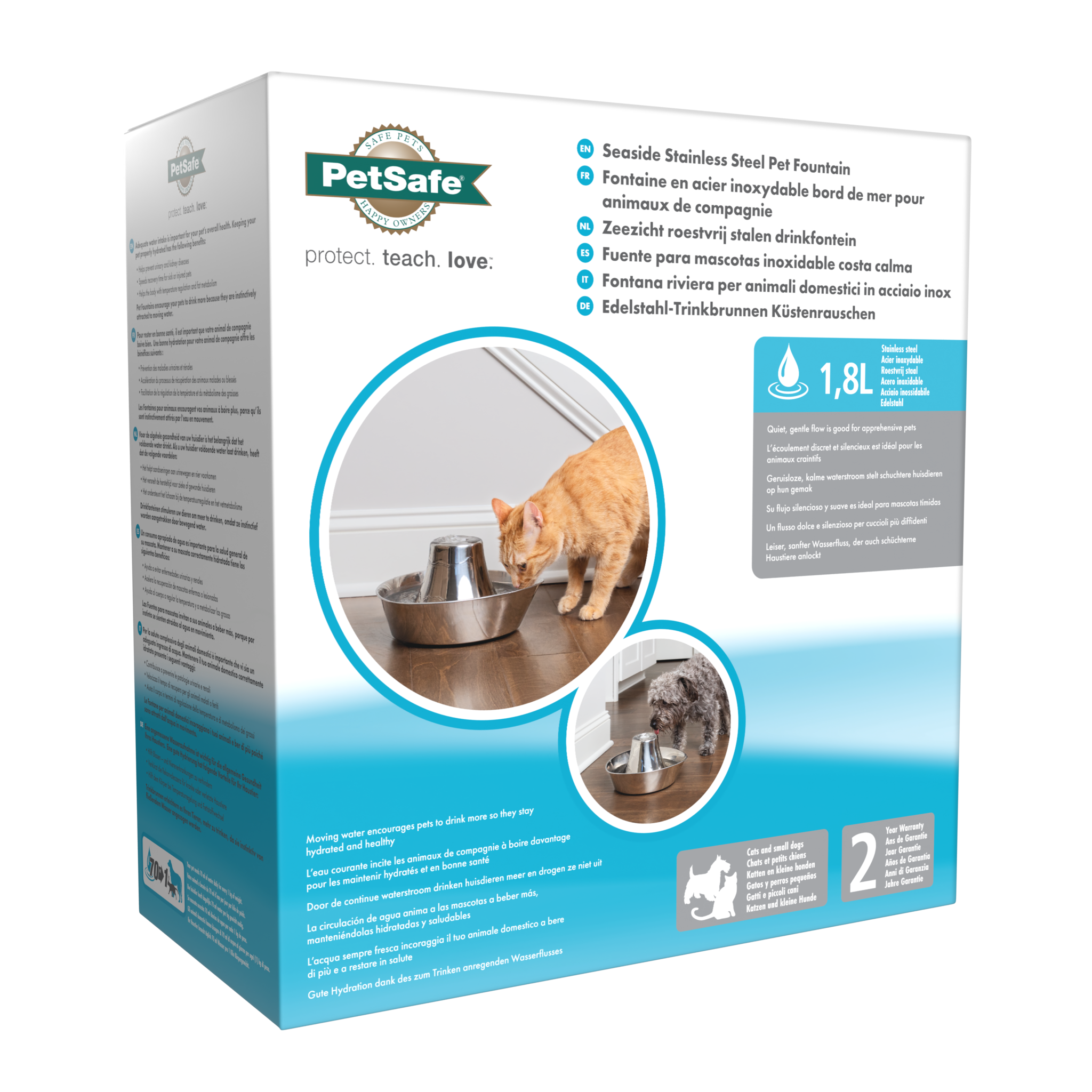 Drinkwell Honden- en kattenfontein Streamside 1,8 L - Keramisch