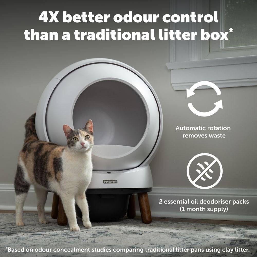 PetSafe ScoopFree SmartSpin kattenbak – Zelfreinigend