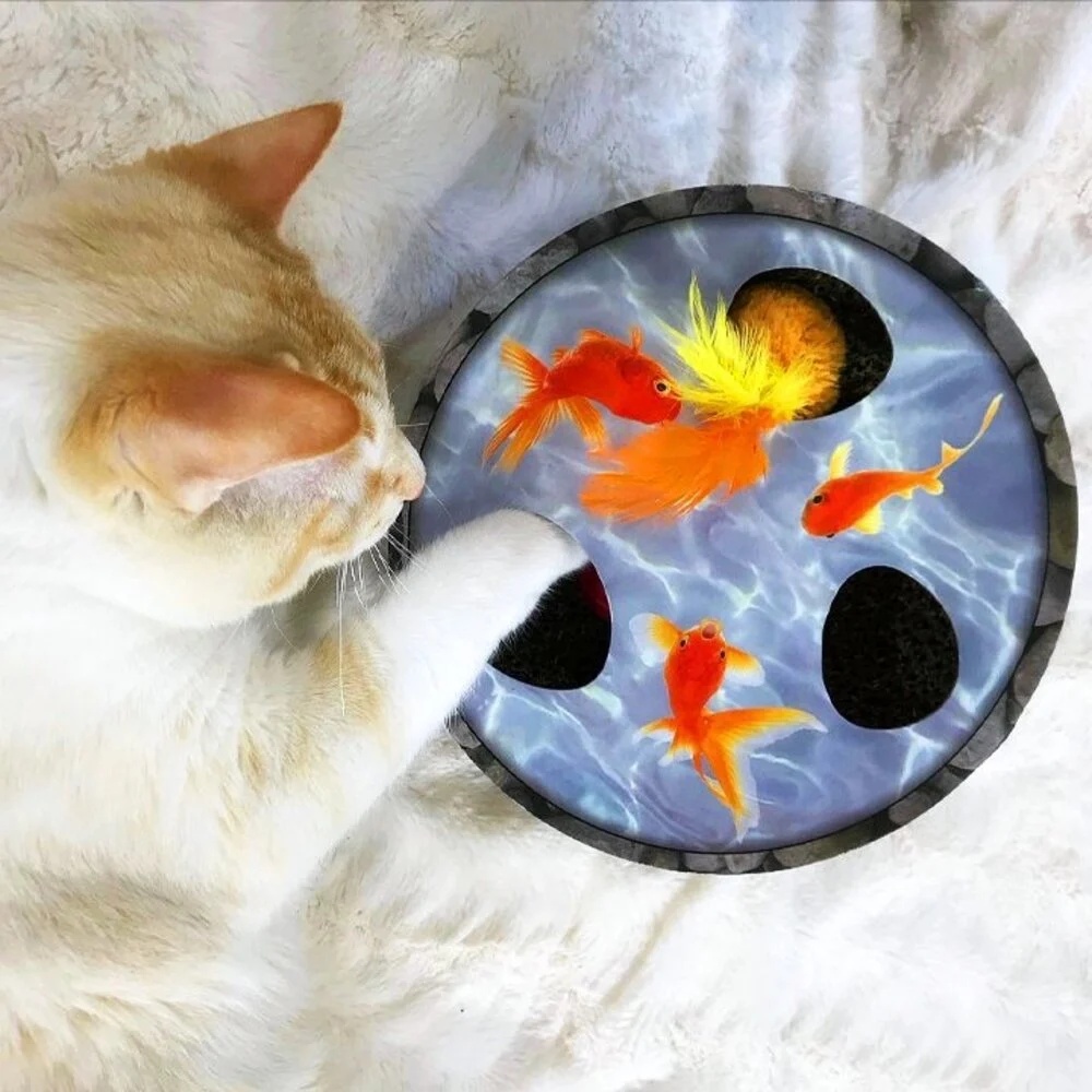 Petstages Krabspeelgoed Hide & Seek Wobble Pond – Vermaak voor Katten