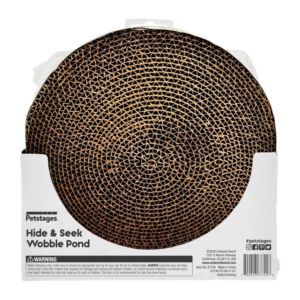 Petstages Krabspeelgoed Hide & Seek Wobble Pond – Vermaak voor Katten