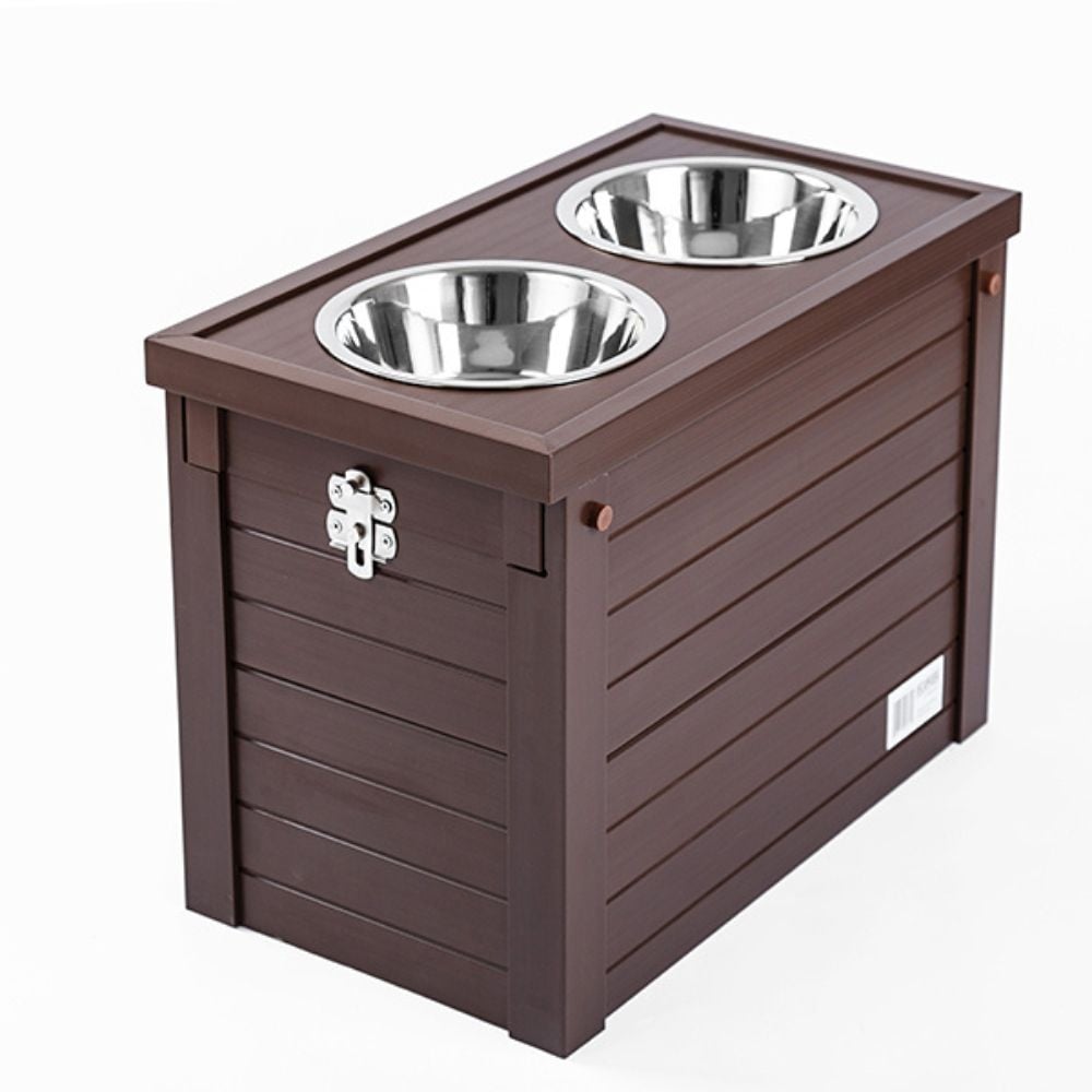 New Age Pet verhoogde voerbak Piedmont Diner XL 41×22 cm – Russet