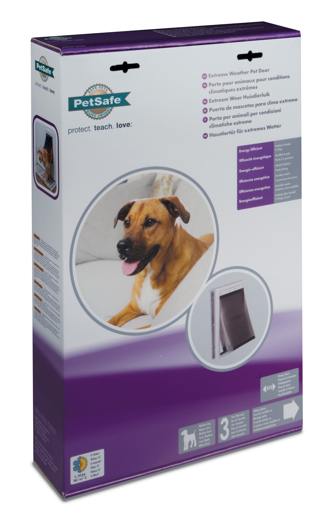 PetSafe Huisdierenluik Extreme Weather Door™ Medium – Bescherming tegen Weersinvloeden