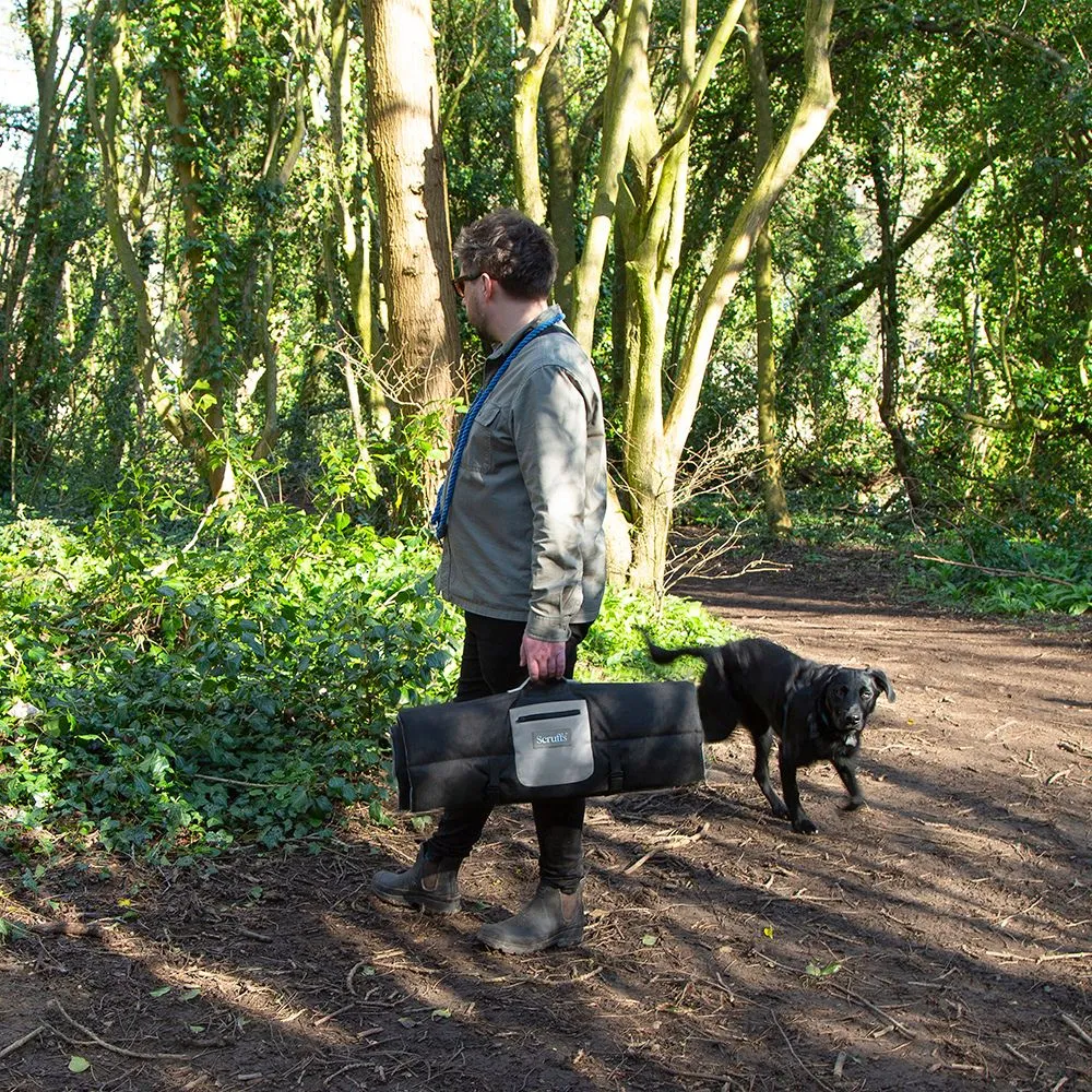 Scruffs hondenreisbed Expedition Roll Up 100×70 cm – Storm Grey