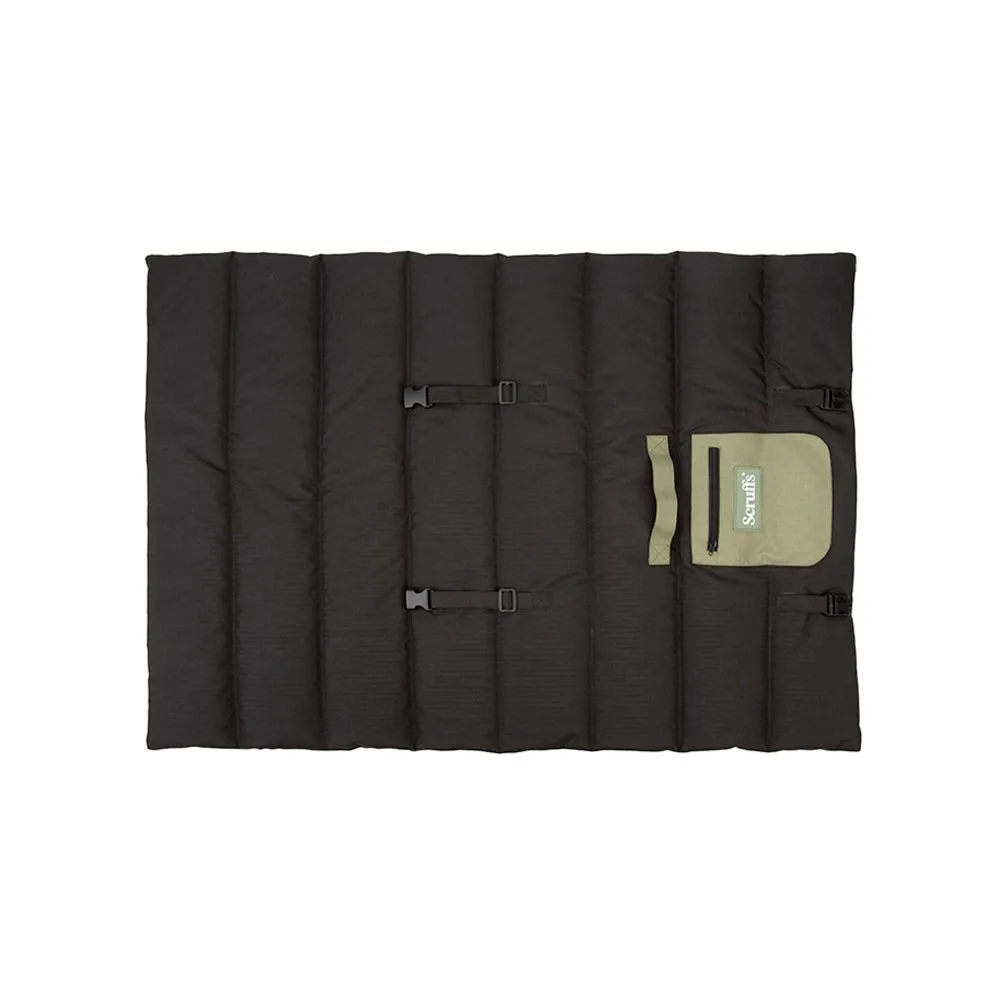 Scruffs hondenreisbed Expedition Roll Up 100×70 cm – Khaki Green