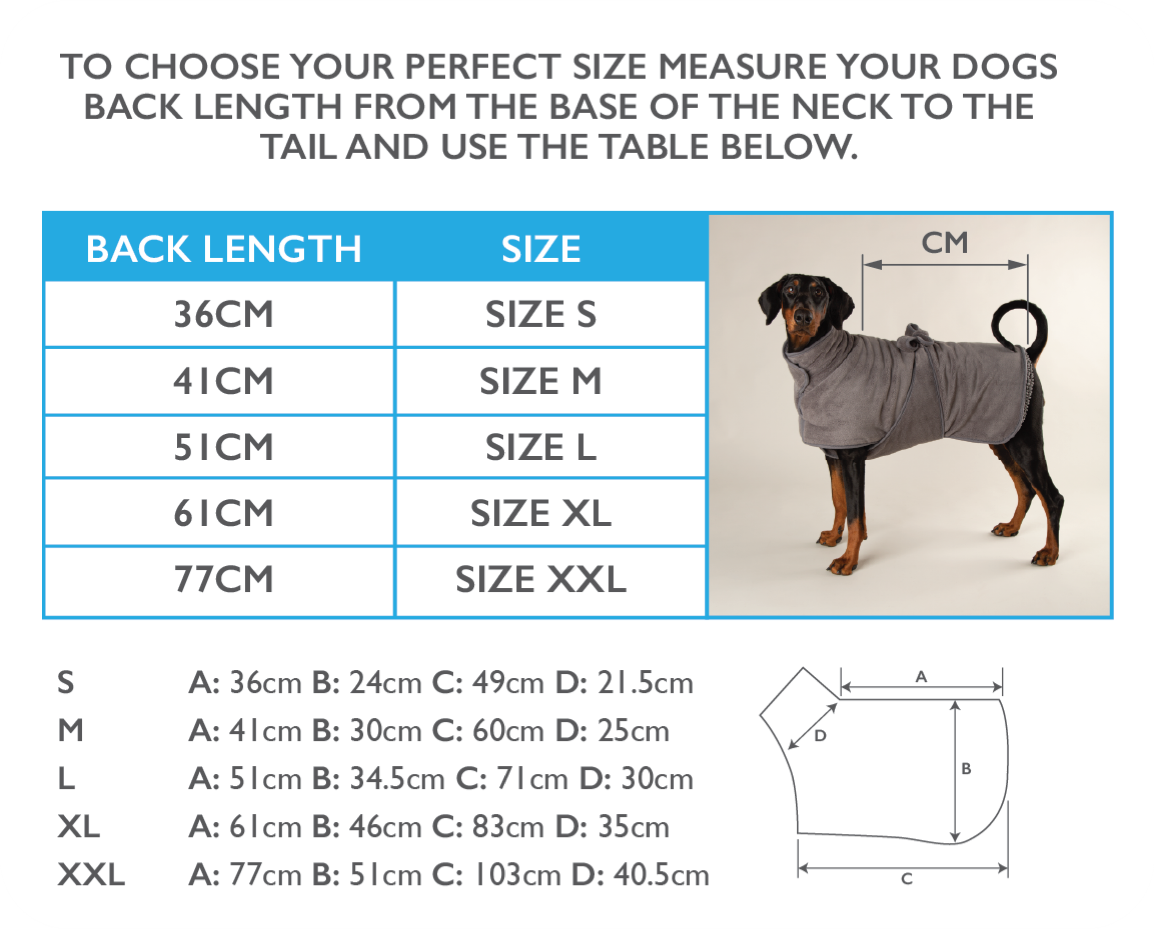 Scruffs Hondenjas Expedition Grijs XXL – Droogjaacket voor Honden