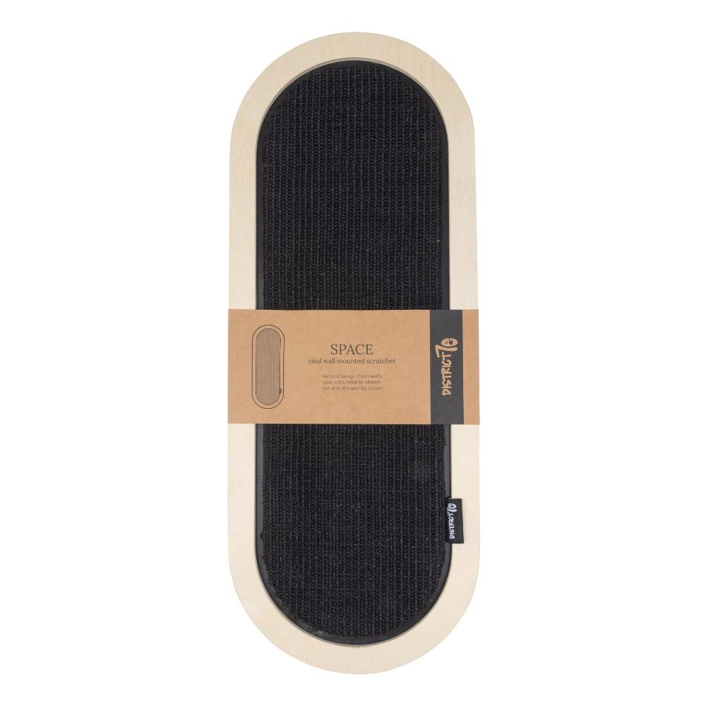 District 70 sisal krabplank SPACE 74×28 cm – Natural/Zwart