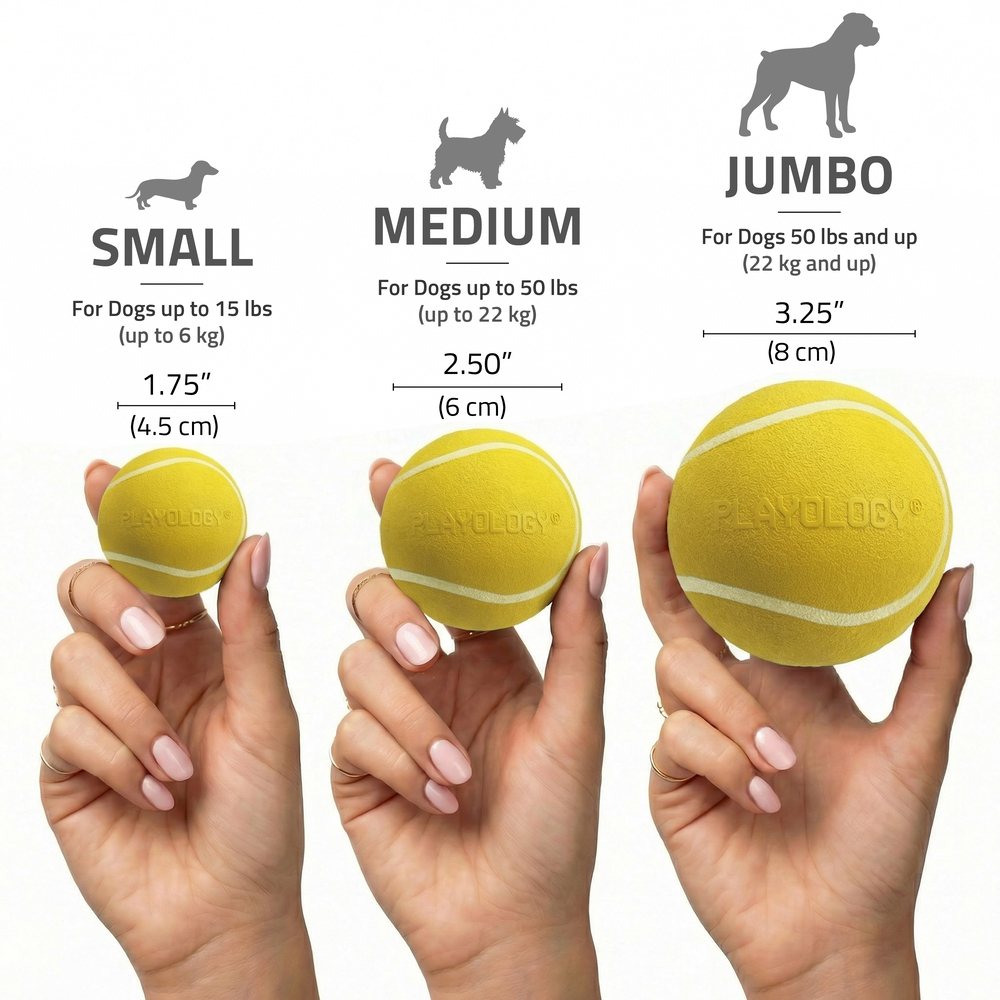 Playology Squeaky Chew Ball hondenbal met pieper
