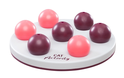 TRIXIE kattenactiviteit Solitaire bord – 7 ballen met anti-slip