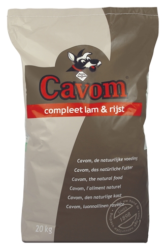 CAVOM Hondenvoer Compleet Lam/Rijst Hypoallergeen - 20 kg