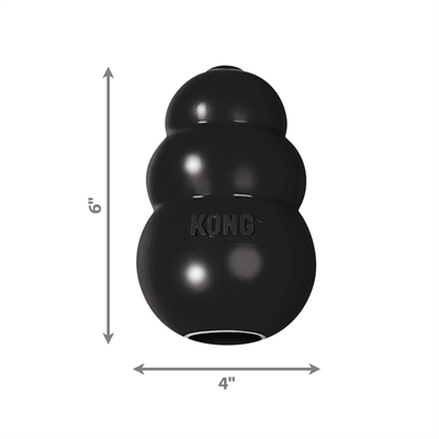 KONG hondenspeeltje KONG Extreme Zwart XXL 15,2×9,8 cm – Sterk Rubber