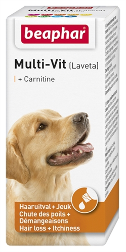 BEAPHAR voedingssupplement Multi-Vit Laveta Hond 20 ML – met Carnitine