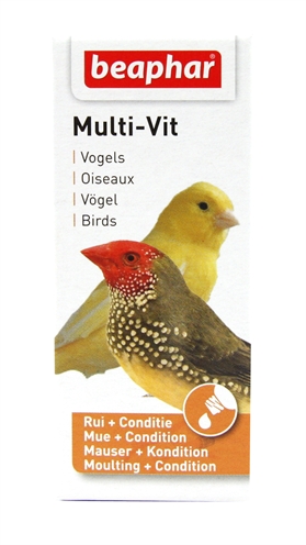 BEAPHAR Multi-Vit Vogel Supplement 20 ML – 11 Vitaminen