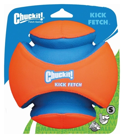 CHUCKIT Hondenbal Kick Fetch | Zeer stevig & duurzaam, drijft op water, makkelijk oppakbaar - 12,5 cm