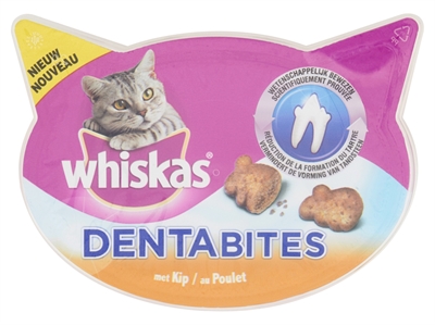 WHISKAS DENTABITES | 8X40 GR Kattensnacks voor Gezonde Tanden